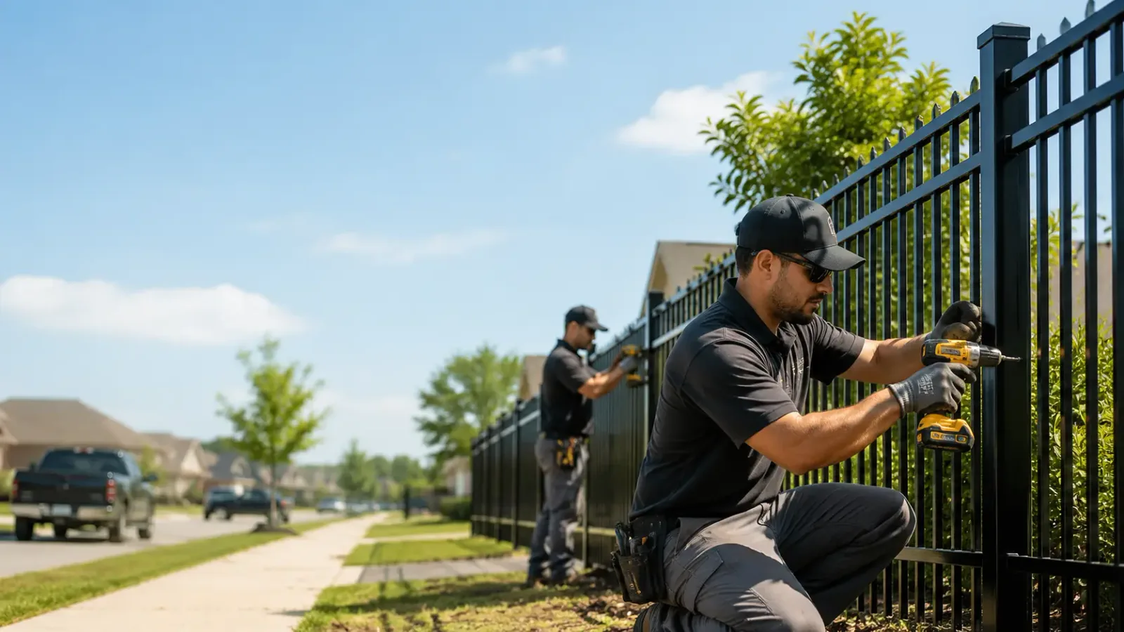 Metal Fence Installation in Amsterdam, OH